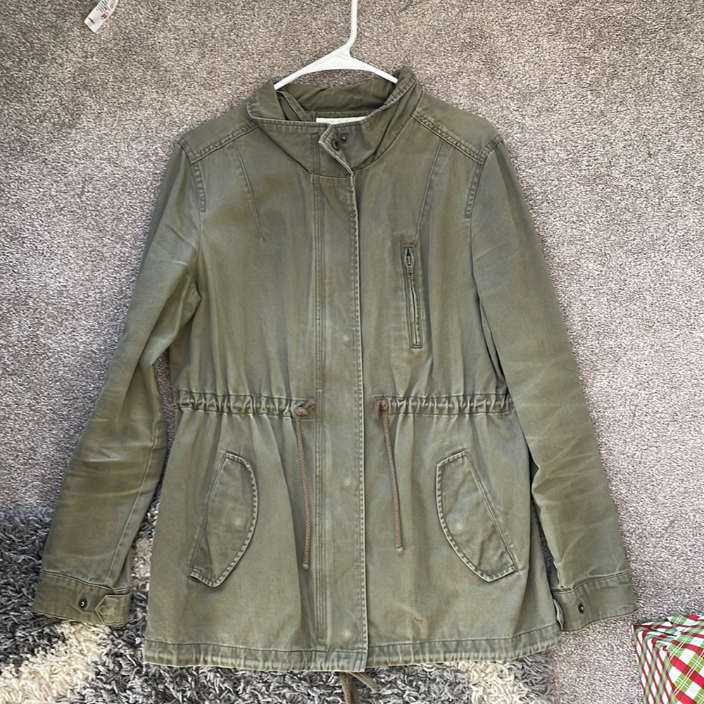 Cinched-Waist Utility Jacket